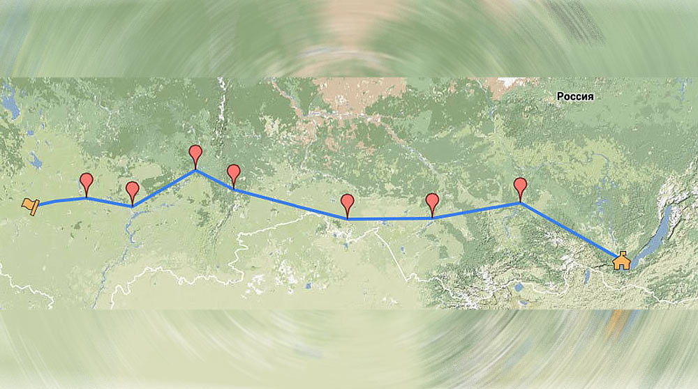 Из Иркутска в Москву за две с половиной недели